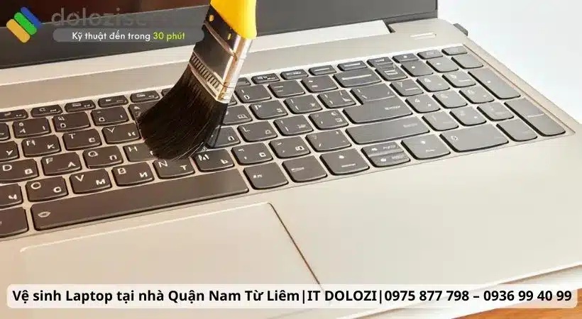 Cách làm sạch khi vệ sinh Laptop tại nhà, khu vực Trung Văn