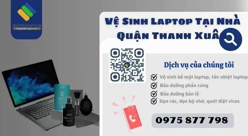 Dịch vụ vệ sinh Laptop tại nhà tại Dolozi