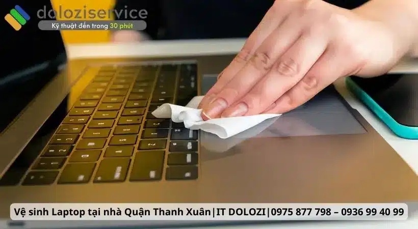 Vệ sinh laptop tại nhà Quận Thanh Xuân