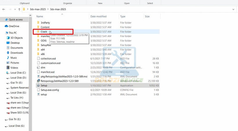 Mở file Kích hoạt như hình.
