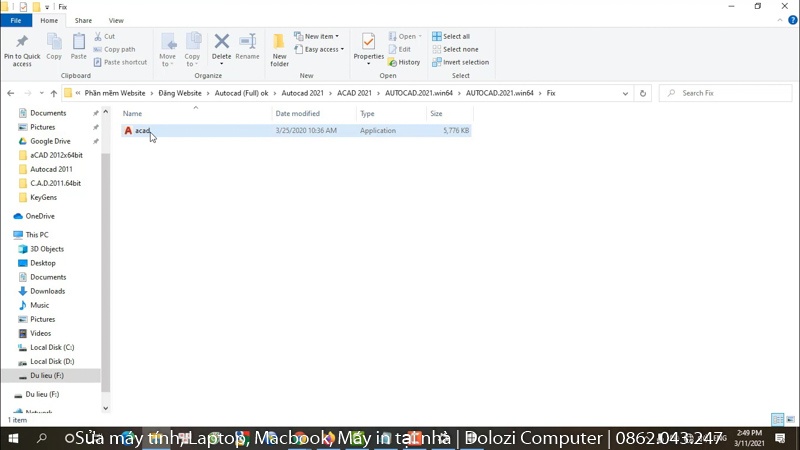 Copy file crack