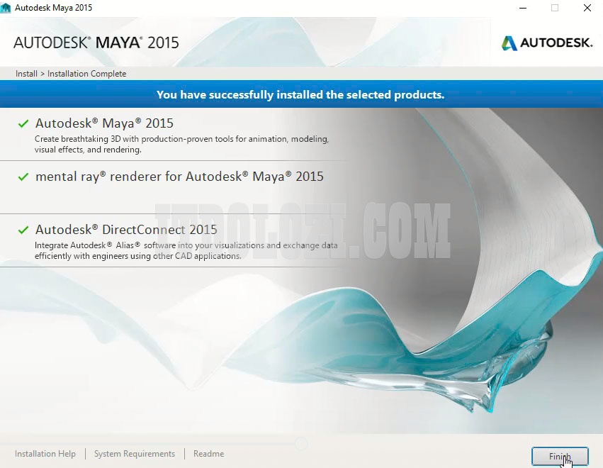 Hoàn tất cài đặt Autodesk Maya 2015 Hoàn tất cài đặt Autodesk Maya 2015