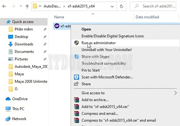 Chạy X-force với quyền Admin Chạy X-force với quyền Admin
