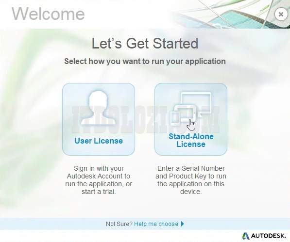 Khởi chạy phần mềm Autodesk Maya LT 2016 sau đó nhấn Stand-Alone License Khởi chạy phần mềm Autodesk Maya LT 2016 sau đó nhấn Stand-Alone License