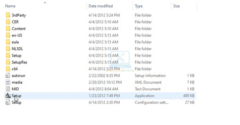 Tiến hành Click Double vào File Setup để bắt đầu cài đặt 3DS Max 2013