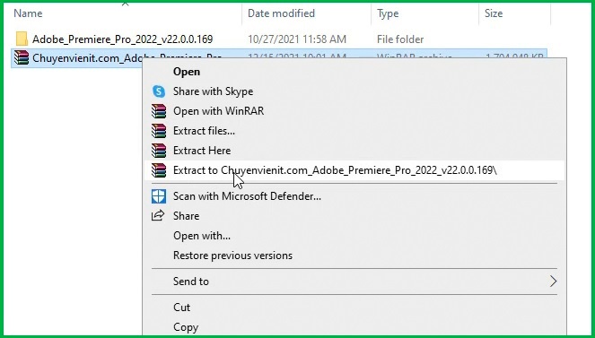Download phần mềm Premiere cc 2022