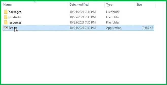 Chạy File Setup