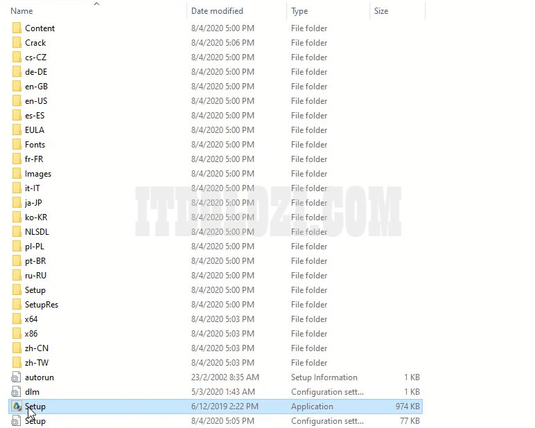 Giải nén phần mềm Autodesk Revit 2021 sau đó chạy File Setup Giải nén phần mềm Autodesk Revit 2021 sau đó chạy File Setup