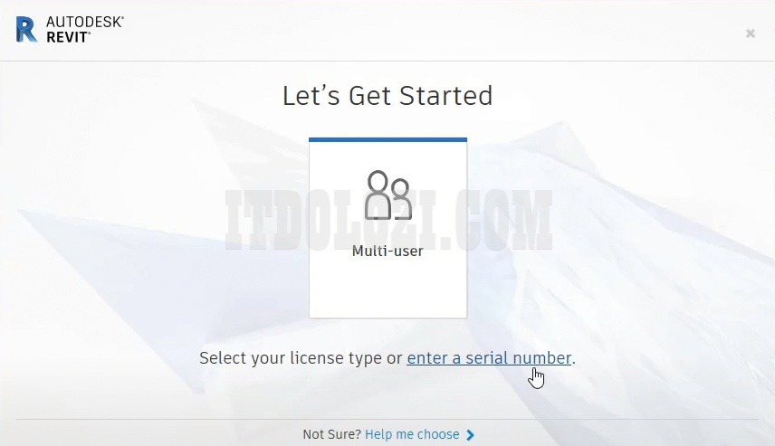 Nhấn Enter a Serial Number Nhấn Enter a Serial Number