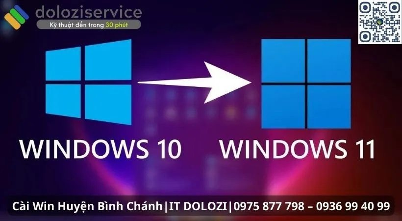 Quy trình triển khai dịch vụ cài win huyện Bình Chánh