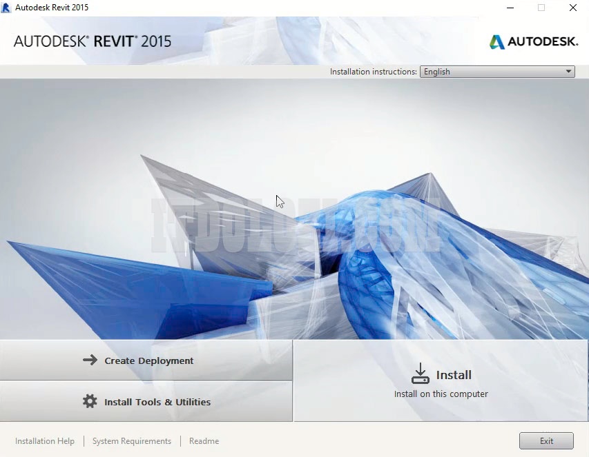 Ta nhấn Install để bắt đầu cài đặt Autodesk Revit 2015 Ta nhấn Install để bắt đầu cài đặt Autodesk Revit 2015