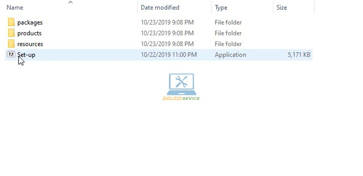 Chạy File cài đặt phần mềm