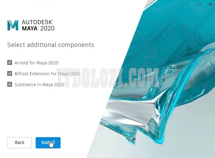 Tiếp theo ta nhấn Install
