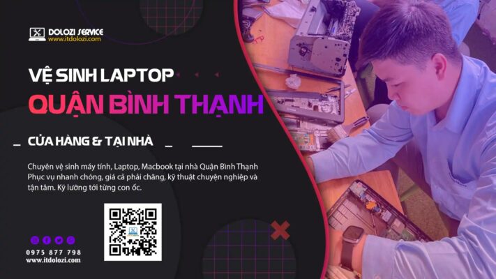 Vệ Sinh Laptop Bình Thạnh: Giá Tốt - Sạch Ngay!