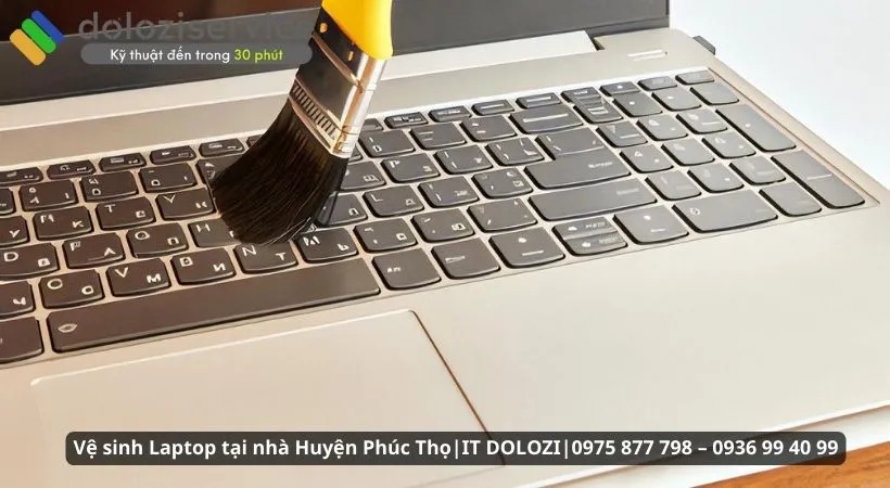 Dịch vụ vệ sinh laptop tại nhà Huyện Phúc Thọ