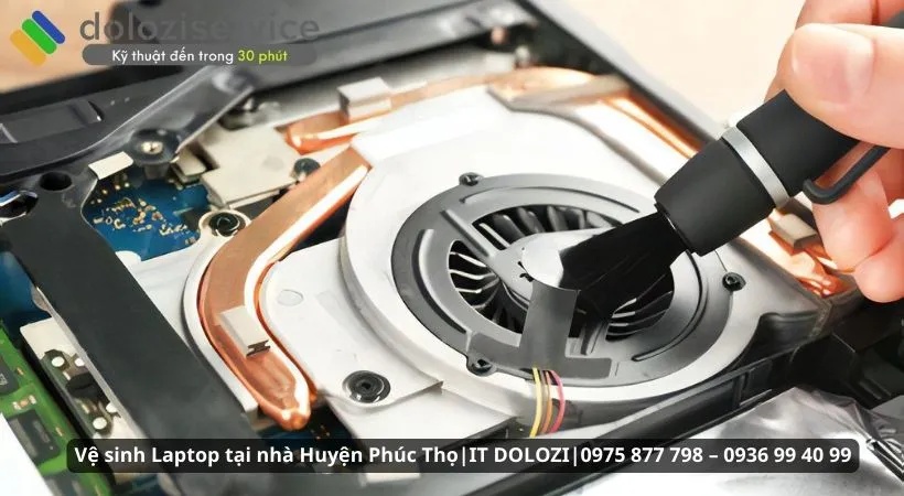 Dịch vụ vệ sinh laptop Huyện Phúc Thọ