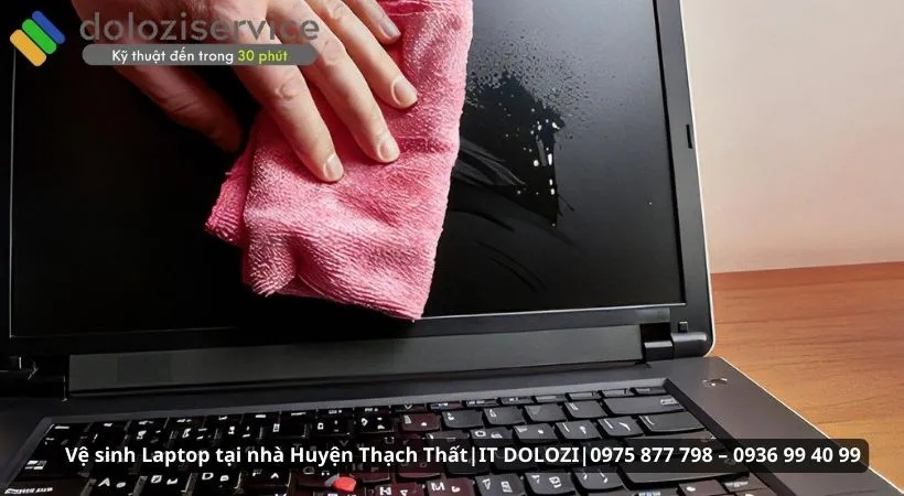 Quy trình vệ sinh bảo dưỡng Laptop tại Dolozi