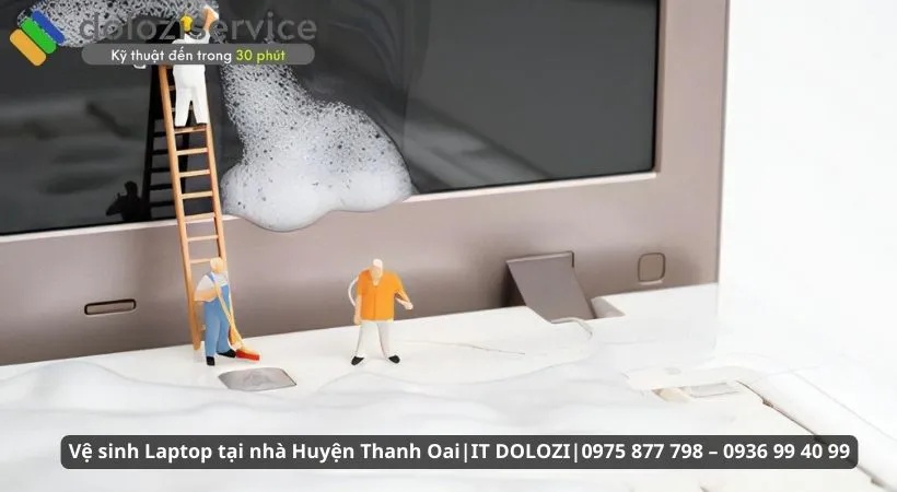 Quy trình vệ sinh bảo dưỡng Laptop tại Dolozi