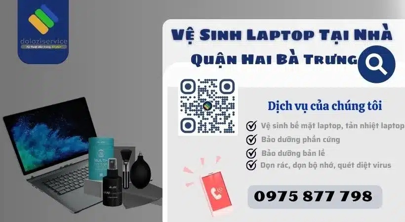 Dịch vụ vệ sinh Laptop tại nhà tại Dolozi