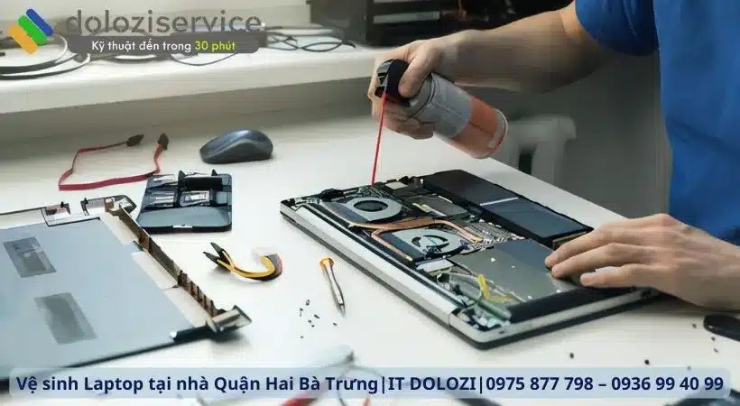 Vệ sinh bàn phím laptop