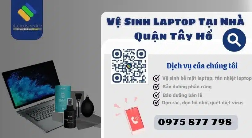 Dịch vụ vệ sinh Laptop tại nhà tại Dolozi