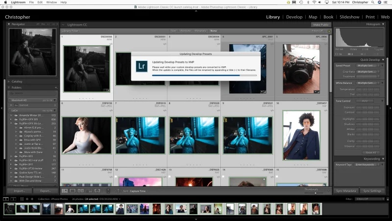 Tính năng của Adobe Lightroom CC 2018