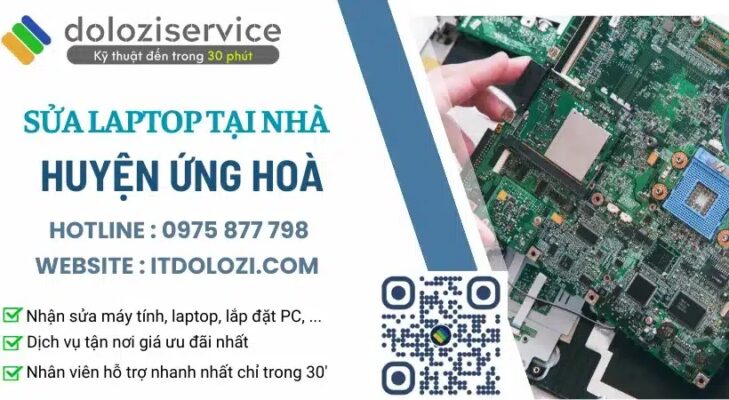 Sửa Laptop Tại Nhà Huyện Ứng Hòa - Gọi Dolozi Có Ngay!