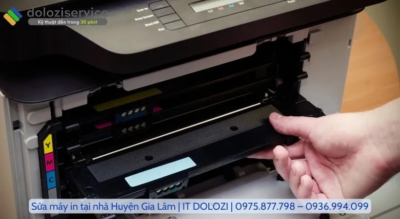 Quy trình sửa máy in tại nhà huyện Gia Lâm