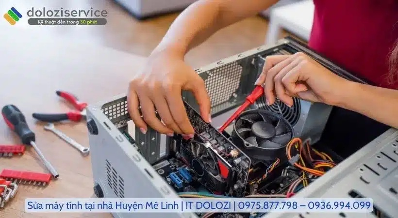 Lý do nhiều khách hàng sửa máy tính tại nhà huyện Mê Linh?