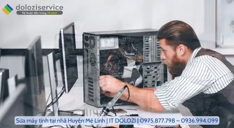 Hướng dẫn cách yêu cầu dịch vụ sửa máy tính tại nhà.