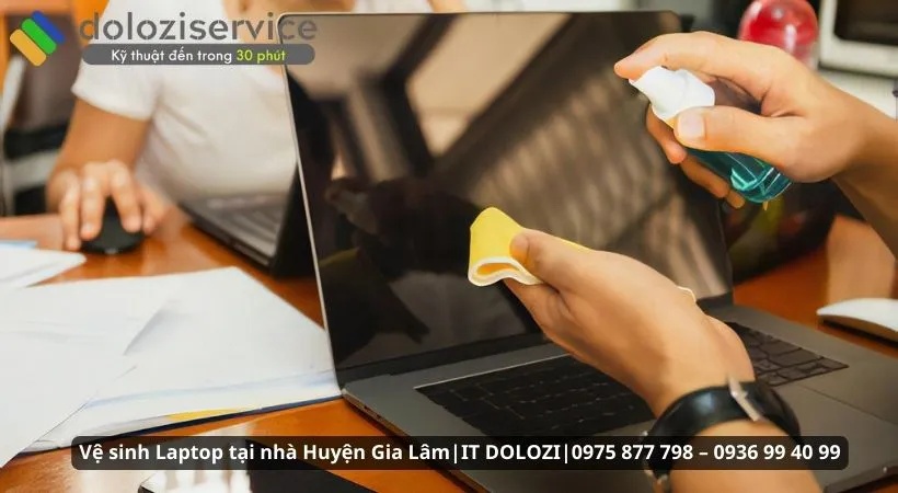 Dịch vụ vệ sinh laptop tại nhà Huyện Gia Lâm