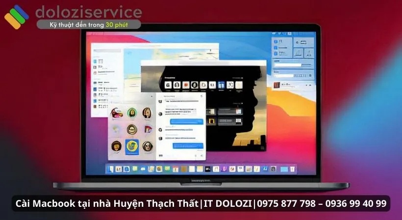 Dịch vụ cài macbook Huyện Thạch Thất