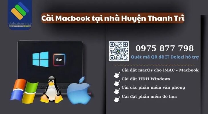 Cài Macbook Tại Nhà Huyện Thanh Trì - Gọi Là Có Ngay!