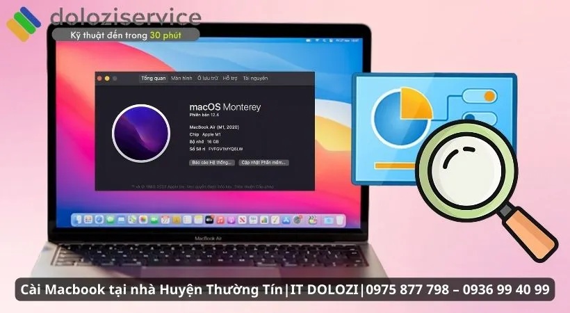 Quy trình cài Macbook tại Dolozi