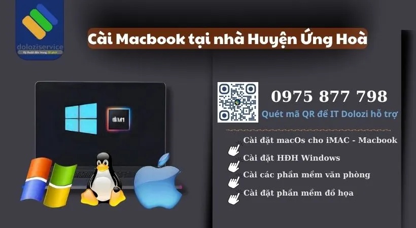 Dịch vụ cài macbook tại nhà tại Dolozi