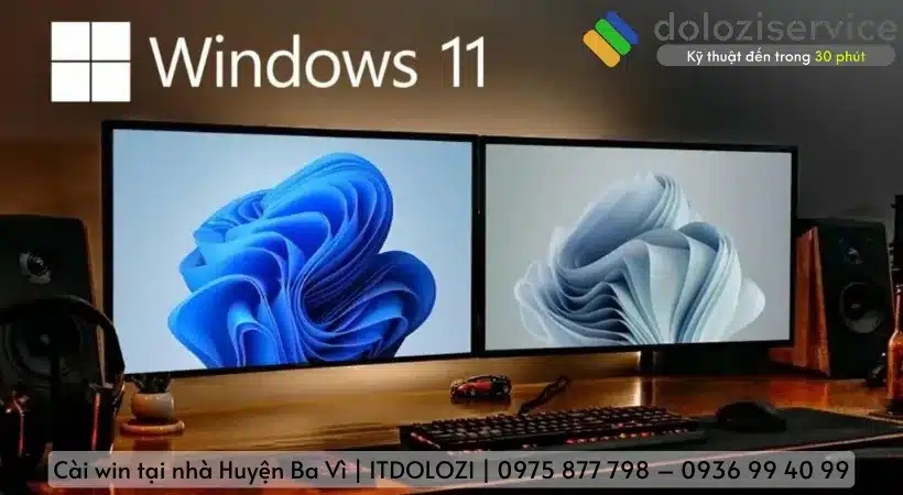 Thời gian kỹ thuật viên cài win tại nhà huyện Ba Vì cho khách hàng?