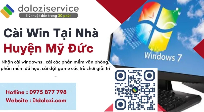 Cài win máy tính tại nhà huyện Mỹ Đức giá chỉ 150k tại Dolozi.