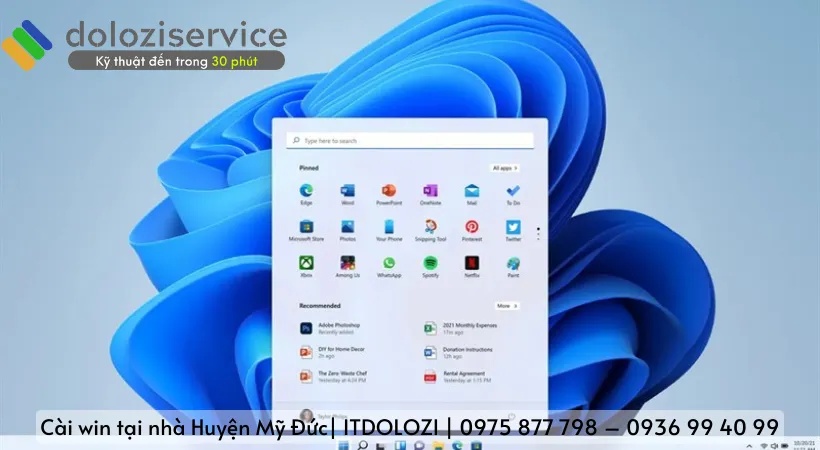 Bảng giá ưu đãi cài win tại huyện Mỹ Đức của Dolozi.