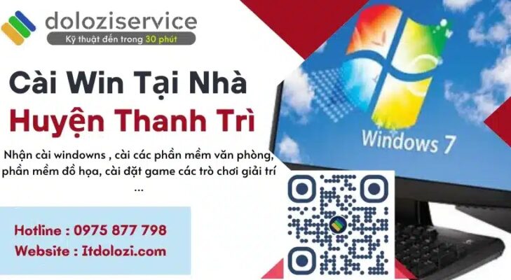 Cài Win Tại Nhà Huyện Thanh Trì - Giá Rẻ, Gọi Là Có!