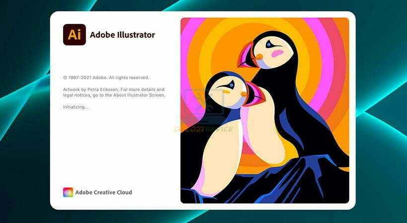 Giao diện Adobe Illustrator 2023