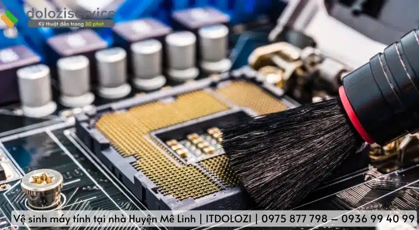 Những lưu ý khi tự vệ sinh máy tính tại nhà ở huyện Mê Linh