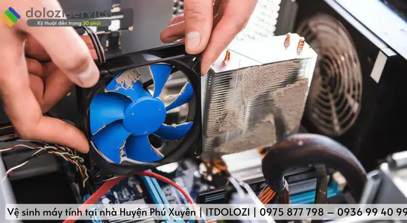 Thời điểm cần vệ sinh máy tính tại nhà ở Huyện Phú Xuyên