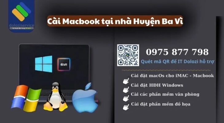Cài Macbook Tại Nhà Huyện Ba Vì - Có Ngay Sau 30 Phút!