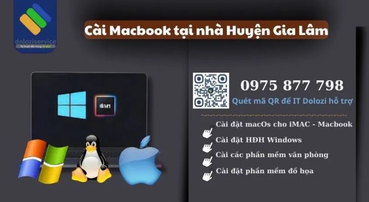 Cài Macbook Tại Nhà Huyện Gia Lâm - Gọi Ngay!