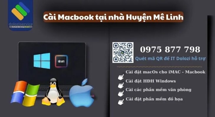 Cài Macbook Tại Nhà Huyện Mê Linh - Gọi Ngay!