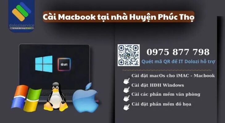 Cài Macbook Tại Nhà Huyện Phúc Thọ - Gọi Là Có Mặt!