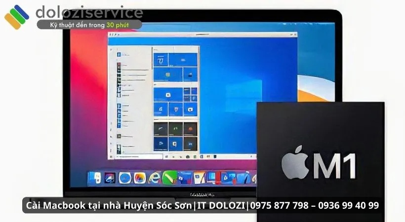 Cài Macbook tại nhà Huyện Sóc Sơn