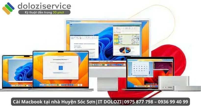 Dịch vụ cài Macbook tại nhà uy tín tại Huyện Sóc Sơn