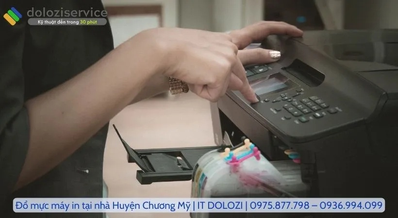 Giới thiệu dịch vụ đổ mực máy in tại nhà huyện Chương Mỹ Dolozi
