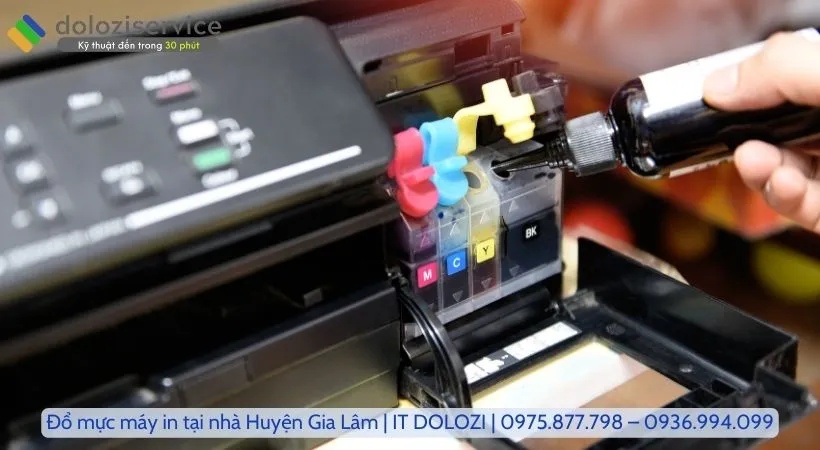 Lợi ích khi đổ mực máy in tại nhà huyện Gia Lâm